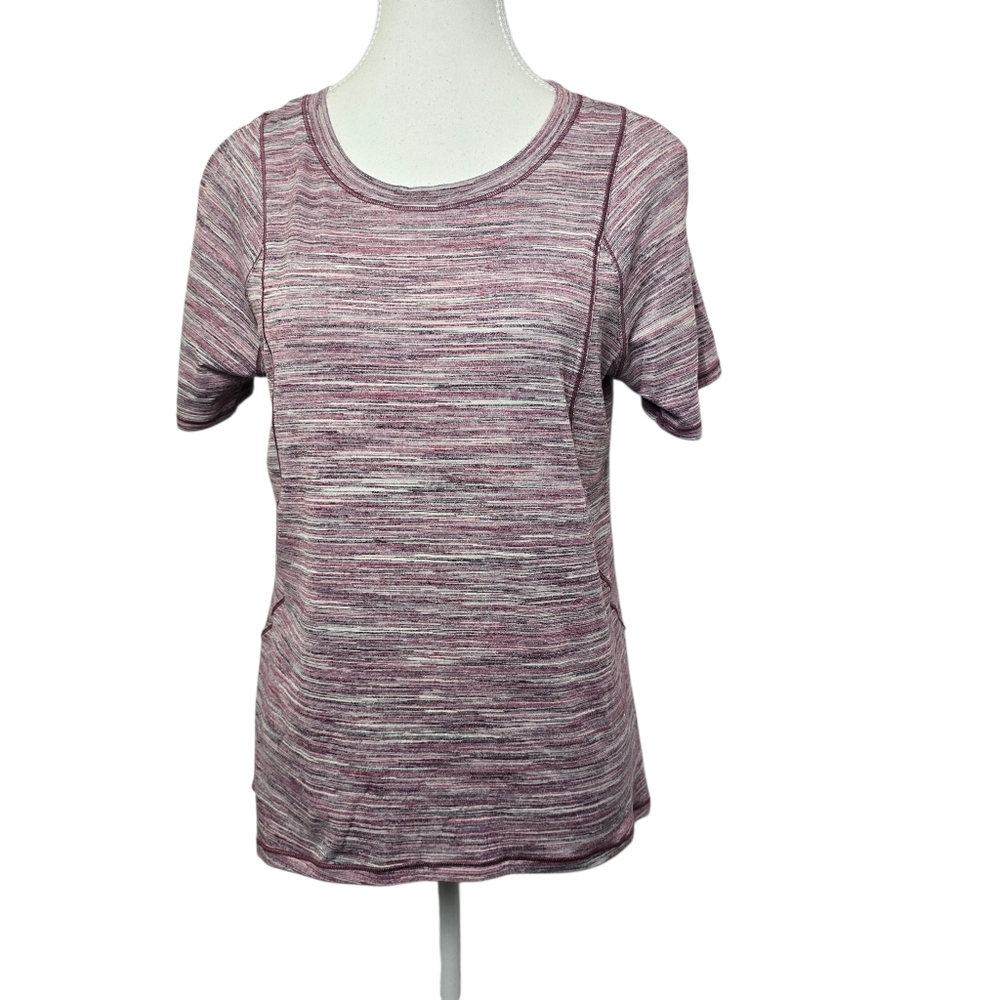 Lululemon Make Miles Count Tee Sz 6  Athleisure Running Activewear Casual Gym